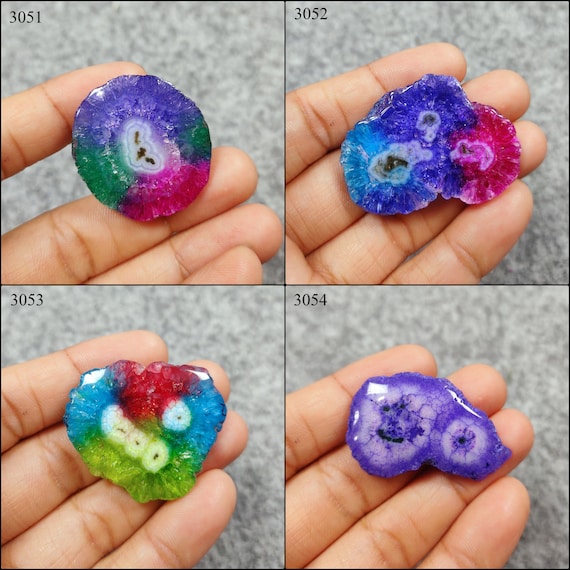 Rainbow Solar Quartz Cabochon, Solar Quartz Gemstone, Healing