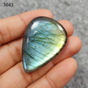 Cabochons de labradorite, pierre précieuse de labradorite naturelle, labradorite, cabochons à dos plat, fabrication de bijoux, pierres précieuses
