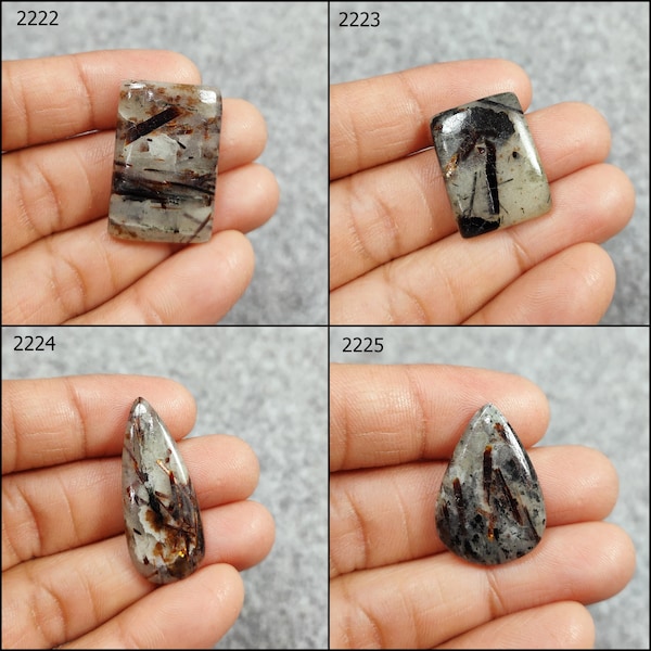 Natural Astrophyllite Cabochon, Gemstones For Making Jewelry, Astrophyllite Stone for Jewelry, Astrophyllite Cabochon, Loose Gemstone, Gift