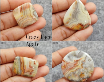 Crazy Lace Agate Gemstone, Natural Crazy Lace Agate Cabochon, Crazy Lace Agate Jewelry, Crazy Lace Agate, Loose Gemstone