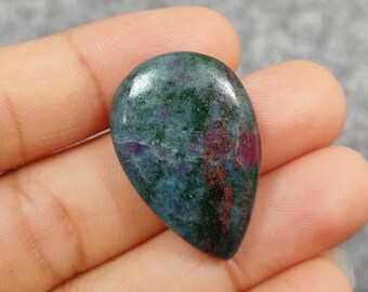 Natural Ruby Kyanite Cabochon Gemstone, AAA+ Quality, Semi Precious Stone for Beautiful jewelry, Cabochon For Handmade Jewelry, Ruby Kyanite