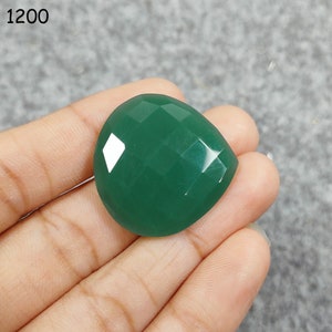 Green Onyx Faceted Heart Gemstone, Green Onyx Jewelry Heart, Wholesale Green Onyx For Jewelry Making, Green Onyx Heart Gemstone