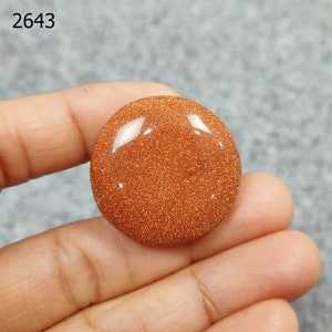 Goldstone Sandstone Cabochon, Sandstone Gemstone, Round Shaped Sandstone Wholesale Lot, Rare Sandstone AA+ Grade Jewelry Supply,Healing Gift