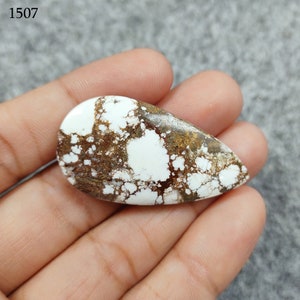 Natural Wild Horse Magnesite Cabochon, Loose Gemstone, Wild Horse Mix Size Cabochon, Jewelry Making Cabs, Smooth Pear Shape, gift For Her
