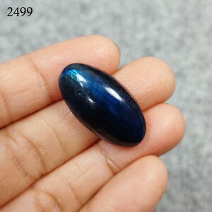 Fine Quality Labradorite Blue Flashy Gemstone For Jewelry Making, Labradorite Cabochon, Blue Treated Gemstone, Jewelry Making Stone, Gift