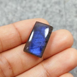 Natural Labradorite Gems/ Blue Labradorite Cabochon/ Rectangle Labradorite Cabs Gemstone/ Labradorite Loose Gemstone