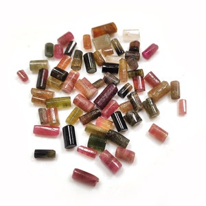 95 ct Bio Multi Tourmaline Lot/ Watermelon Tourmaline / Watermelon Tourmaline Stick / Tourmaline / Tourmaline Crystal Pendant / Slice