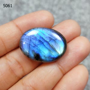 Natural Labradorite Gems/ Blue Labradorite Cabochon/ Oval Labradorite Cabs Gemstone/ Labradorite Loose Gemstone