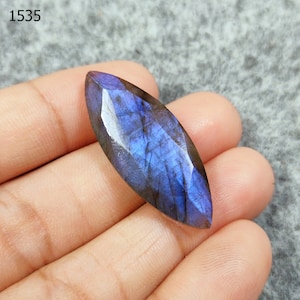 Labradorita en forma de marquesa: piedra preciosa de labradorita natural facetada, ¡solo en forma de marquesa! Labradorita para hacer joyas