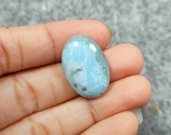 Larimar, Natural Larimar Loose Gemstone, Genuine Larimar, Blue Larimar, Genuine Larimar, Wire Wrap Cabs, Jewelry Making Gems