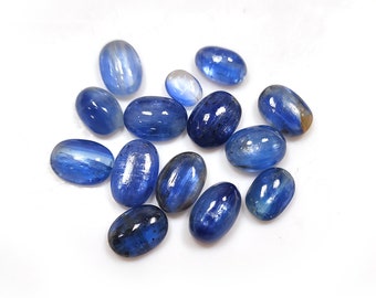 45 Ct Kyanite Mix Size Smooth Gemstone Lot, Ring Size Gemstone, Natural Blue Kyanite Wholesale Bulk Lot, Healing Gemstone For DIY Jewelry