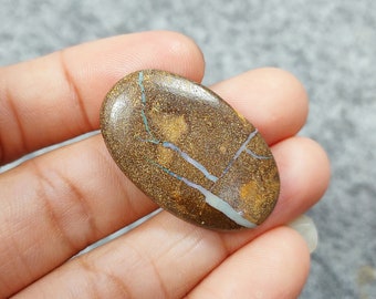 Naturlig Boulder Opal ädelsten, Vacker Boulder Opal Cabochon ädelsten, Utmärkt kvalitet Boulder Opal Lös sten