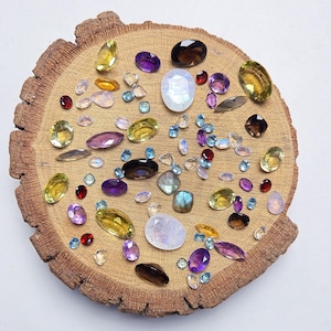 200+ Carats Loose Faceted Gemstone Mix – Semi Precious Stone Parcel for Jewelry Making, Crafts Collectors – Brazil & India