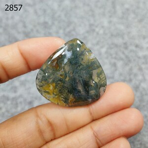 AAA+ Top quality moss agate cabochon- Green moss agate - Moss agate - Orange moss agate cabochon for making jewellery - Healing gemstone