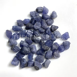 Natural Tanzanite Raw Gemstone Lot, Natural Tanzanite For Jewelry Making Supplies, Wholesale Tanzanite Rough Loose Gemstone image 2