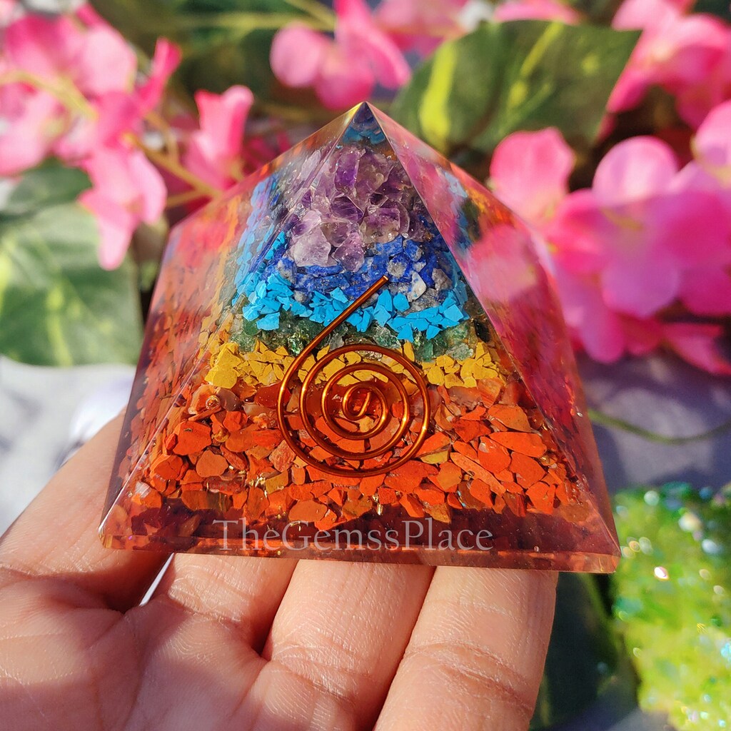 Piramide Di Cristallo Naturale Per Cristalloterapia, Energia Spirituale, Meditazione E Riequilibrio Chakra