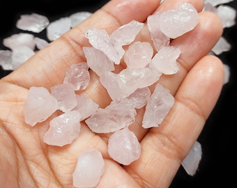 Raw Rose Quartz Stone, Rough Rose Quartz Crystal - healing crystals - raw quartz crystal - chakra stones - Rose Quartz Rough Stones - Craft