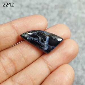 Natural Pietersite Cabochon Loose Gemstone, Beautiful Smooth Genuine Pietersite Gemstone, Blue Pietersite Gemstone Cab, Jewelry Making Stone