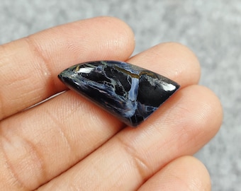 Natural Pietersite Cabochon Loose Gemstone, Beautiful Smooth Genuine Pietersite Gemstone, Blue Pietersite Gemstone Cab, Jewelry Making Stone