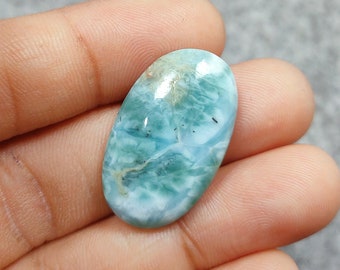 Larimar Cabochon, Larimar Gemstone, Larimar Cabochon Gemstone, Larimar Cabochon, Loose Larimar, Handmade Gemstone, Larimar Oval Shape Stone