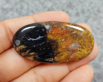 50% OFF Palm Root Agate Cabochon, Wholesale Lot Oval Shape Gemstone, Best Natural Palm Root Agate for Jewelry Making Craft