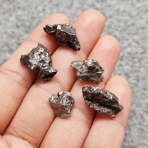 5 Pcs Dazzling Very rare meteorite shooting star meteorite outer space rare stone wire wrapping supply Meteorite Fragment, Raw Meteorite