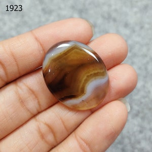 Natural Agate Cabochons, Black Agate Gemstone, Good Luck Stone, Natural Crystal, Chakra Crystal, Gemstone For Jewelry Making, Gift Stone