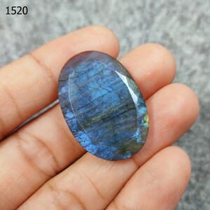 Natural Labradorite, Oval Shape, Faceted Cut, Loose Gemstone, Blue Fire Labradorite Gemstone For Jewelry Making