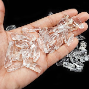 1 Pcs Natural Clear Quartz Crystal Points Wholesale Lots, Raw Gemstone, Clear Quartz Stone,Crystal, Wholesale Gemstone, Jewelry Making Stone