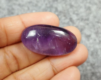 Natural Amethyst Cabochon - Amethyst Gemstone - Loose Gemstone Cabochon - Handmade Cabochon - For Macrame Making - For Jewelry Making - Gift