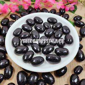 Nuummite Crystal / Coppernite Crystal / Coppernite Stone / Nuummite Palm Stone / Nuummite Crystal / Indian Nuummite / Tumbled Nuummite