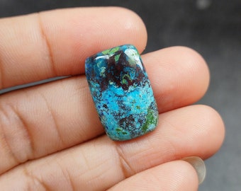 Cabochon di shattuckite naturale, gioielli in shattuckite, pietra preziosa shattuckite, shattuckite sfusa, pietre preziose, cabochon, cristalli, regalo per lei