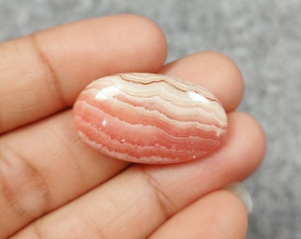 Natural Rhodochrosite, Oval Shape Cabochon, Flat Back Gemstones, Wholesale Gemstones, Valentines Day Gift, Good Luck Charm, Gift