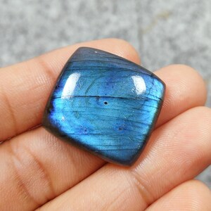 Natural Labradorite Cabochon, Blue Color Gemstone, Labradorite Cabs, Rectangle Labradorite Spiritual Crystal Mineral