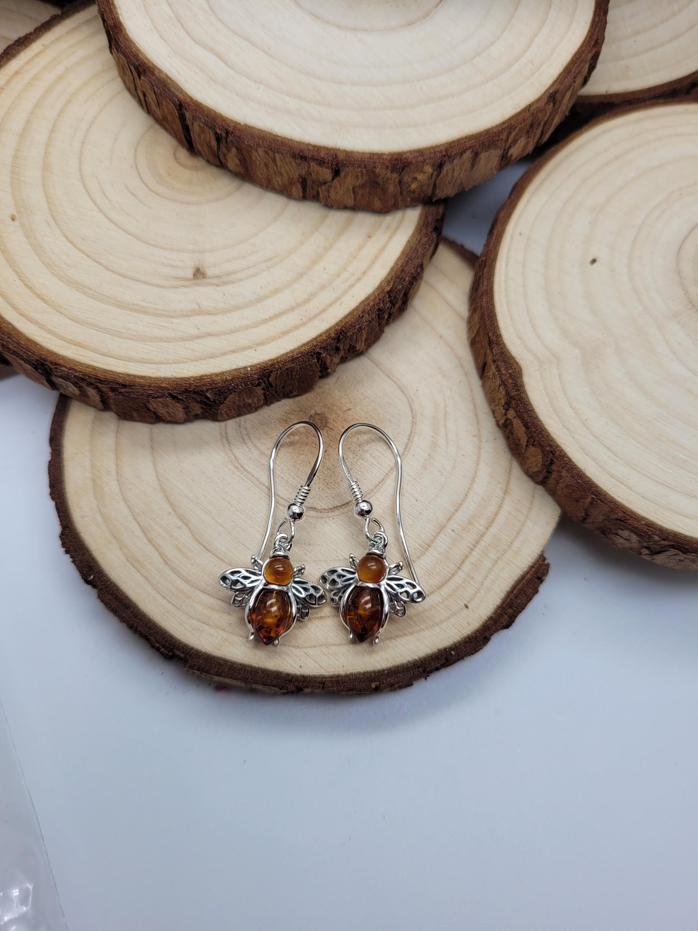 VONALA Orecchini Ape in argento sterling 925 placcato oro alveare e nido d' ape penzolare goccia asimmetrica fiore giallo gioielli gioielli orecchini per donna, Argento sterling
