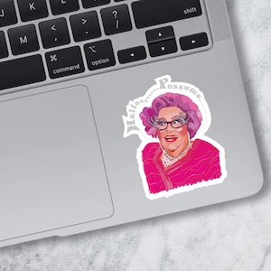 Adesivo "Hello Possums" da Dame Edna / Cultura pop / Drag / Adesivo para laptop / Decorativo / Arte queer / LGBTQIA