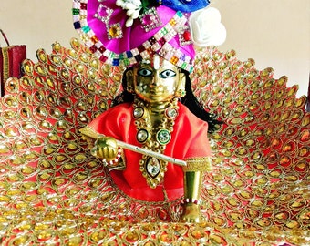 Kanha Ji Cotton Printed Bal Gopal Dress/krishan Ji Dress/laddo - Etsy Kanha Ji Cotton Printed Bal Gopal Dress/krishan Ji Dress/laddo - Etsy