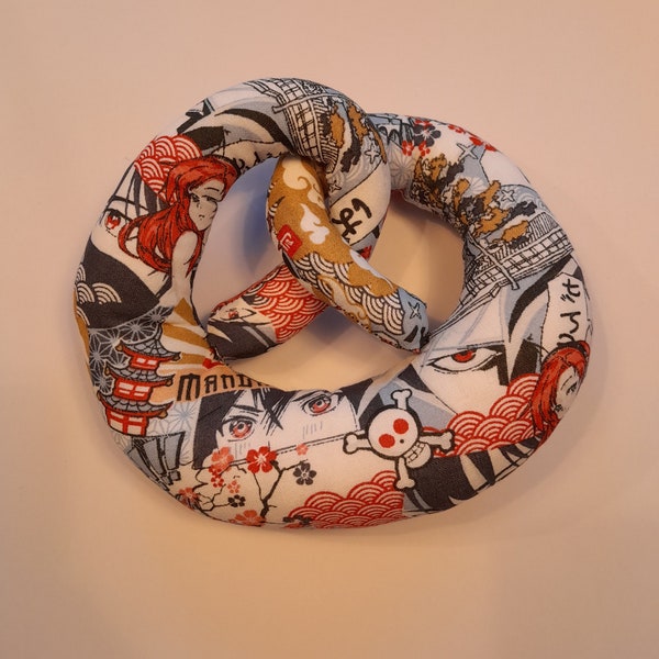 Bretzel tissu manga