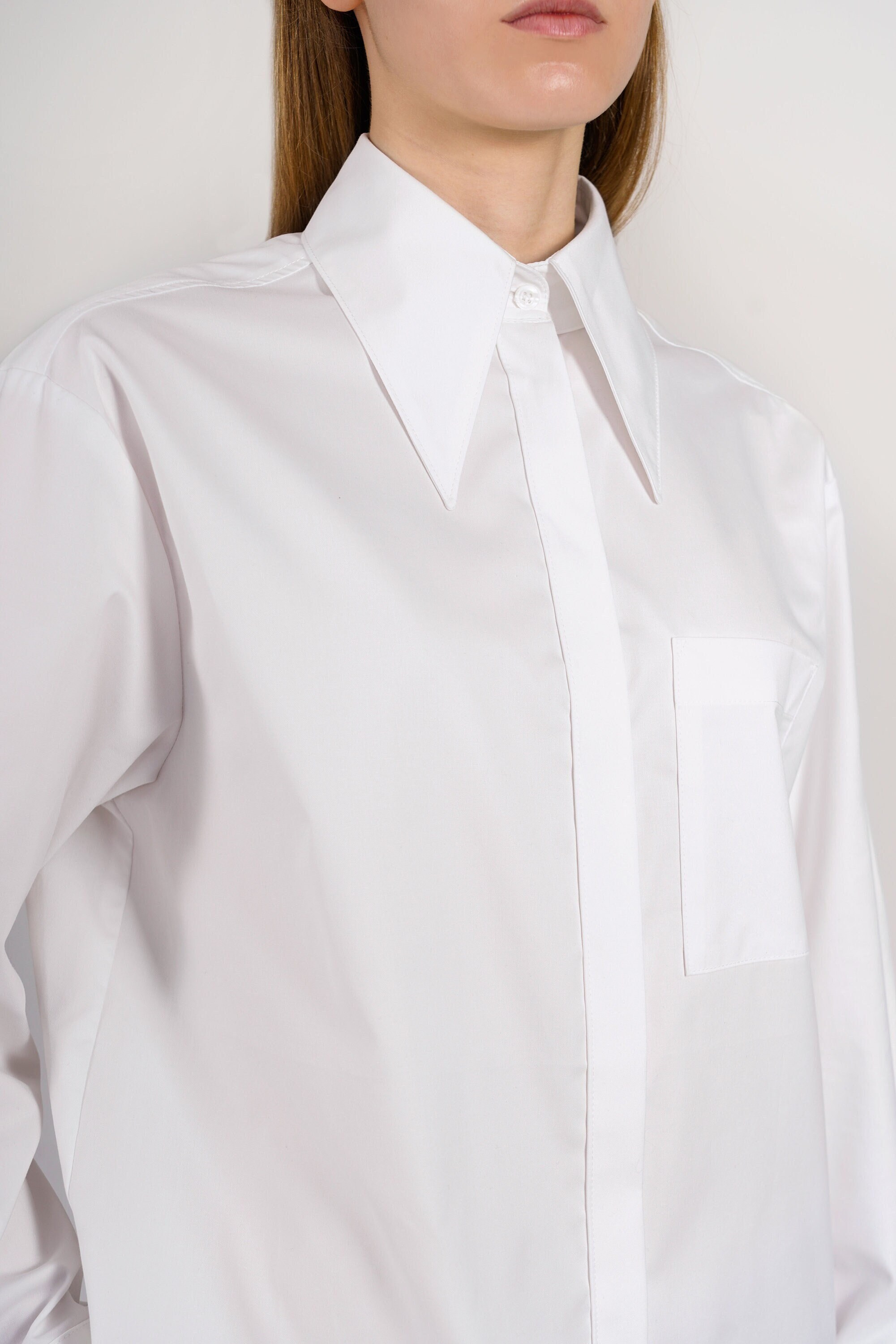 professional white blouse