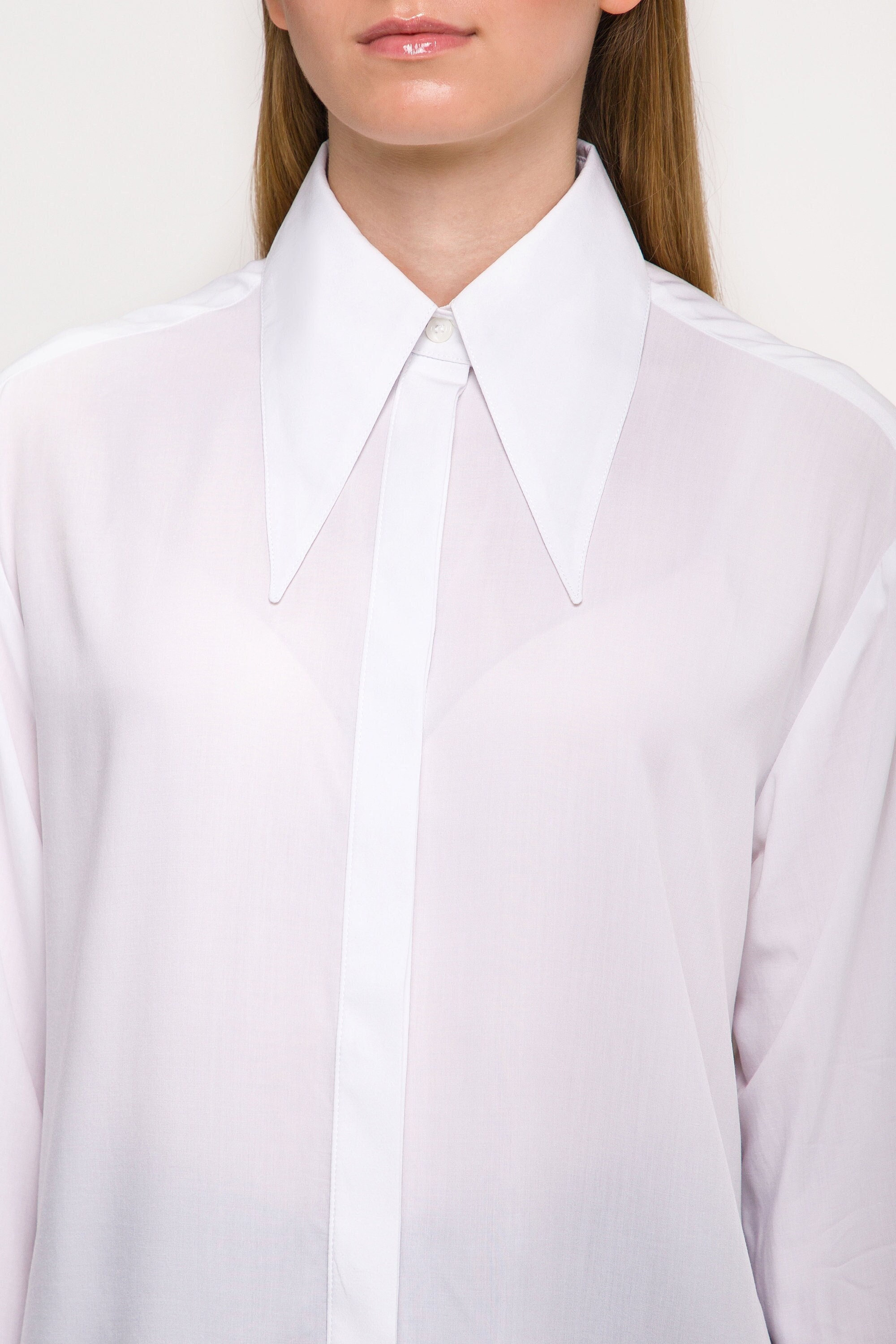 professional white blouse