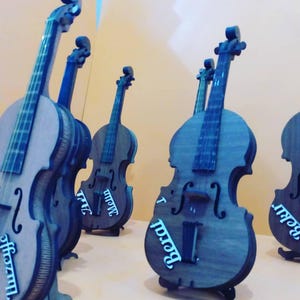 3D Violin Laser File