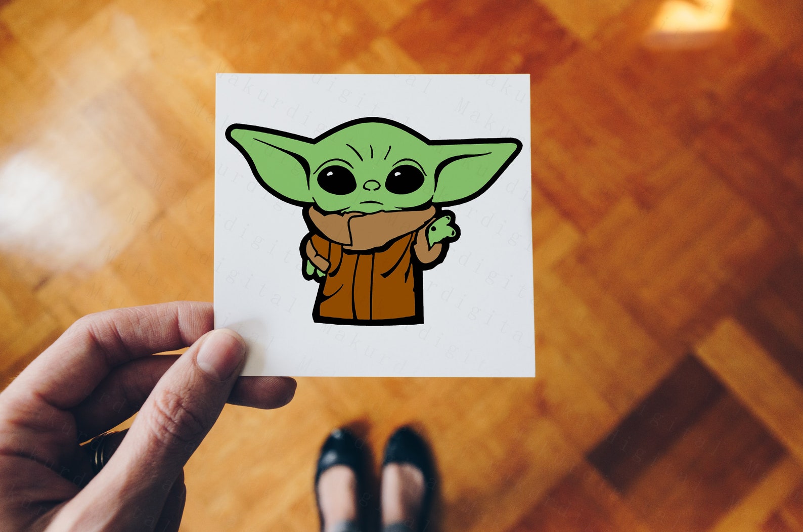 Baby Yoda Baby Yoda Digital Baby Yoda Download Instant Etsy