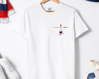 Christian Pulisic USA T Shirt, USA World Cup 2026 Tee, Pulisic Illustration Shirt, US Soccer Fan Top