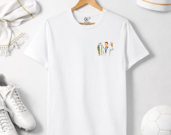 Cristiano Ronaldo Real Madrid T Shirt, Champions League Winner Tee, Ronaldo UCL Trophy Artwork, Football Illustration Shirt