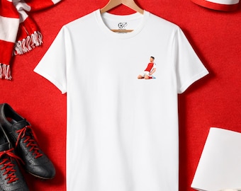 Declan Rice Arsenal T Shirt, Declan Rice Celebration Tee, Arsenal Midfield General Shirt, Emirates Stadium Football Top