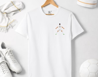 Cristiano Ronaldo Real Madrid T Shirt, Ronaldo Madrid Tee, CR7 Real Madrid Shirt, Ronaldo Football Illustration Top