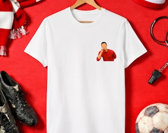 Cristiano Ronaldo Man Utd T Shirt, Manchester United Football Tee, Ronaldo Illustration Shirt, Red Devils Fan Top
