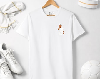 Rodrygo Real Madrid T Shirt, Rodrygo Goes Tee, Real Madrid Forward Shirt, Rodrygo Football Illustration Top