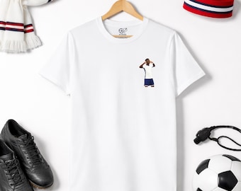 Bukayo Saka England T Shirt, England National Team Football Tee, Bukayo Saka Illustration Shirt, World Cup 2026 England Fan Top