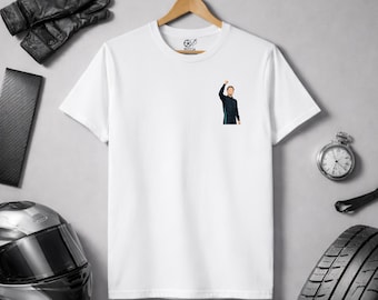 George Russell Mercedes AMG T Shirt, Mercedes Formula Racing Tee, George Russell Illustration Shirt, Motorsport Fan Top